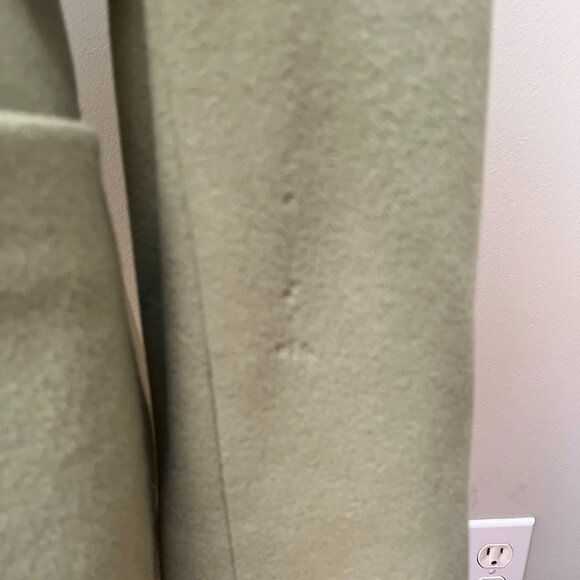 Vintage Pale Moss Green Wool/Cashmere Daniel Hechter Petites Blazer, Size Small - Picture 8 of 8